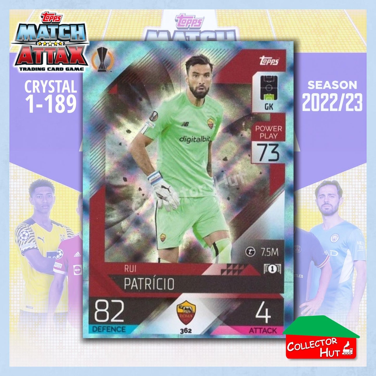 Topps Match Attax Europa Champions League 2022/23 Crystal Parallel Cards 190-387