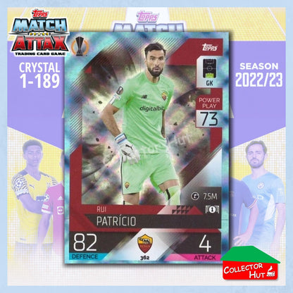 Topps Match Attax Europa Champions League 2022/23 Crystal Parallel Cards 190-387