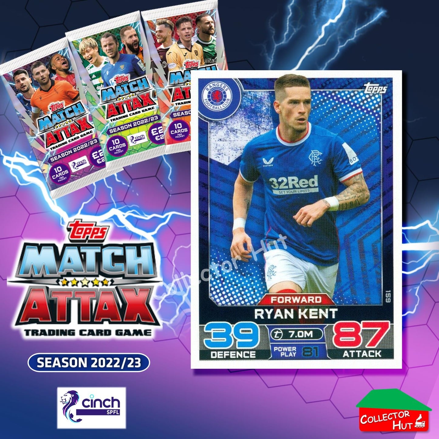 TOPPS MATCH ATTAX SPFL 2022/23 #1-162 Choose Your Card
