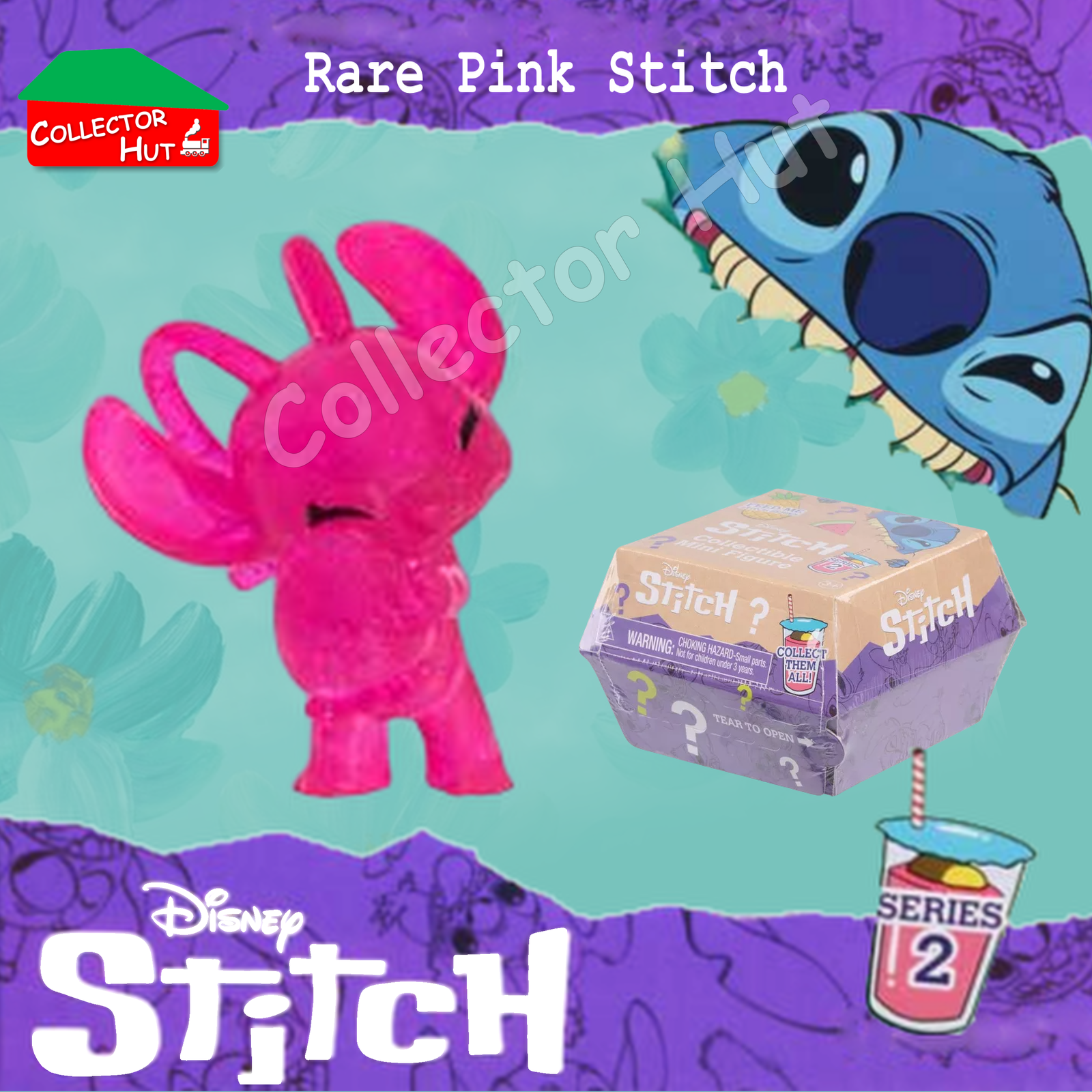 Disney Stitch Feed Me Blind Mini Figures Series 2 (Identified) New & Sealed