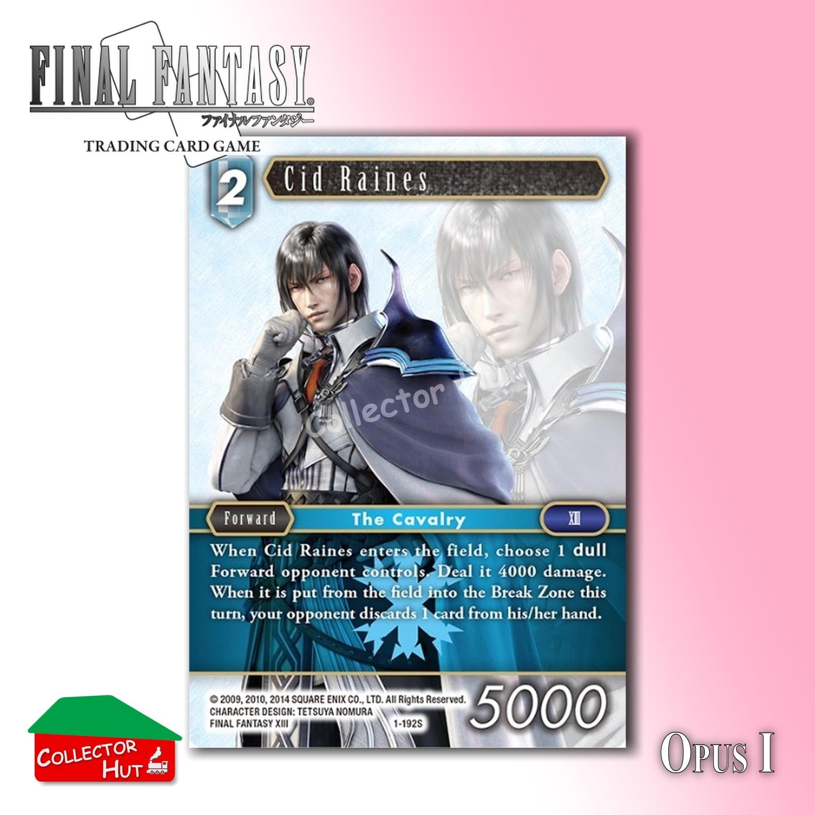 Final Fantasy Trading Card Game OPUS I Singles You Choose