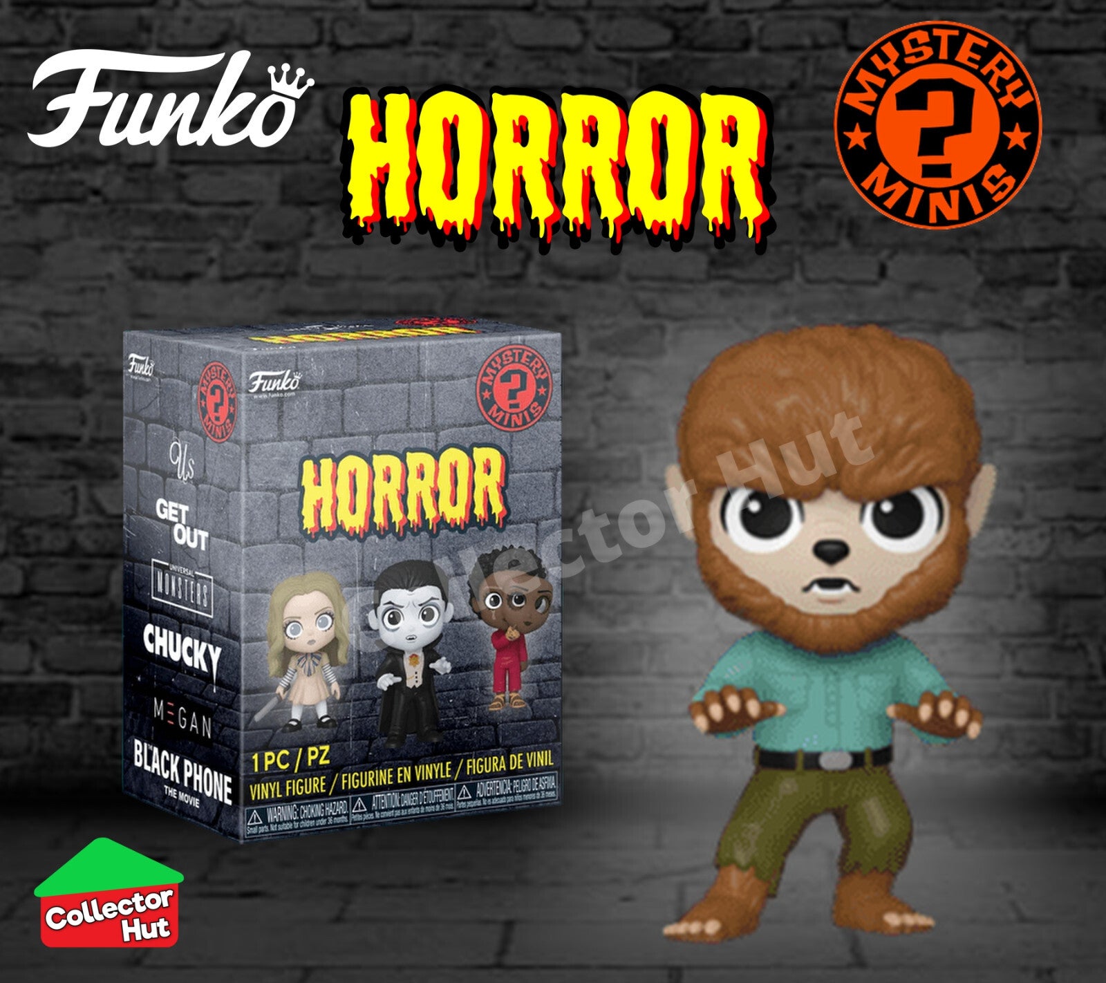 Funko Horror Film Mystery Mini Figures Universal Pictures IDENTIFIED