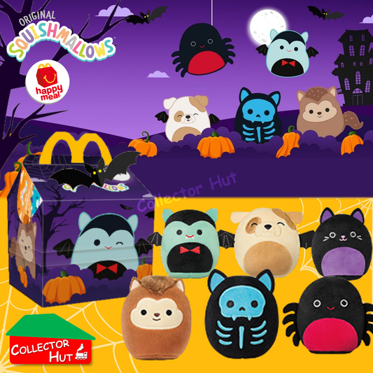 McDonald's Happy Meal 2023 Halloween & Autumn Squishmallows Plush Toys