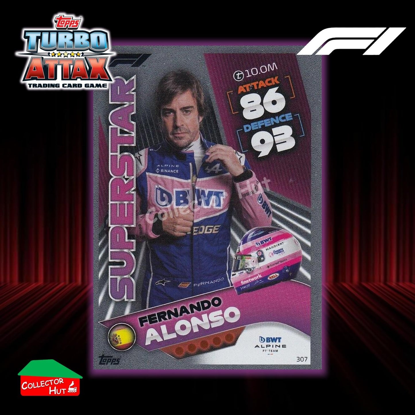 Topps Turbo Attax Formula 1 F1 2022 Limited Edition, 100 Club & Foil Cards