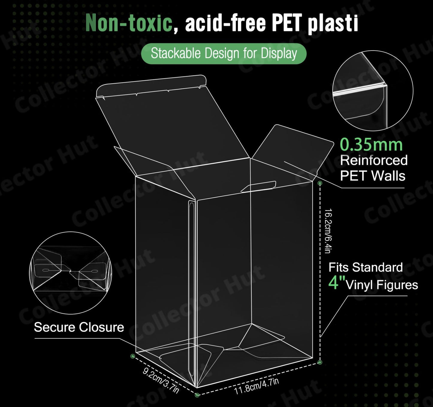 Funko Pop Protectors Clear Sleeve 4" Figures 5 Pack Multi Buy