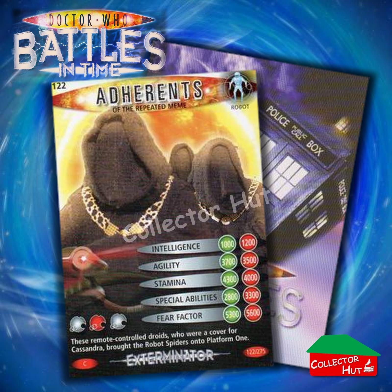 DOCTOR WHO Battles in Time #1-139 EXTERMINATOR RARE & COMMON Cards YOU CHOOSE