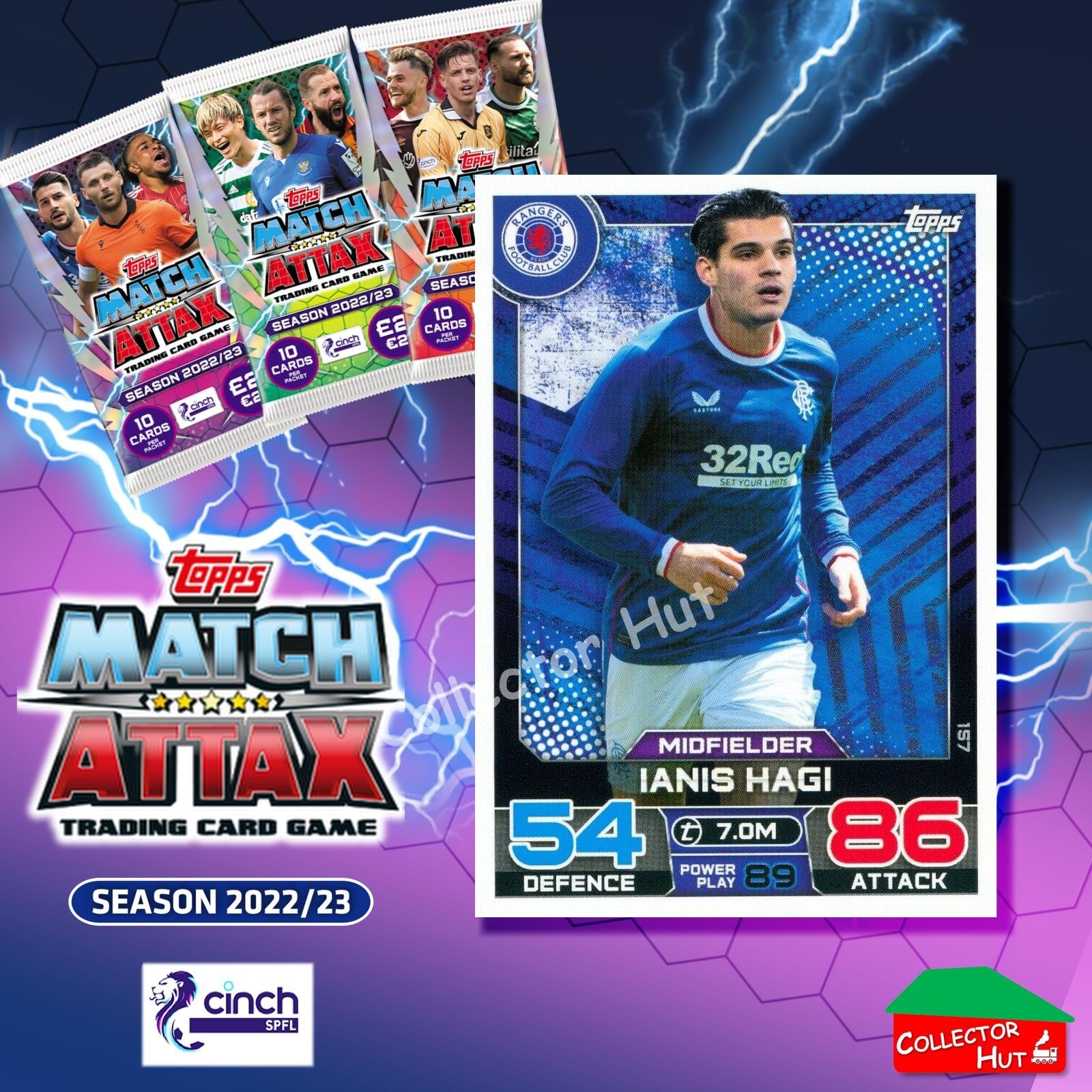 TOPPS MATCH ATTAX SPFL 2022/23 #1-162 Choose Your Card