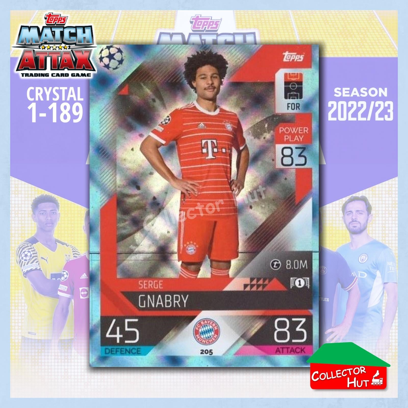 Topps Match Attax Europa Champions League 2022/23 Crystal Parallel Cards 190-387