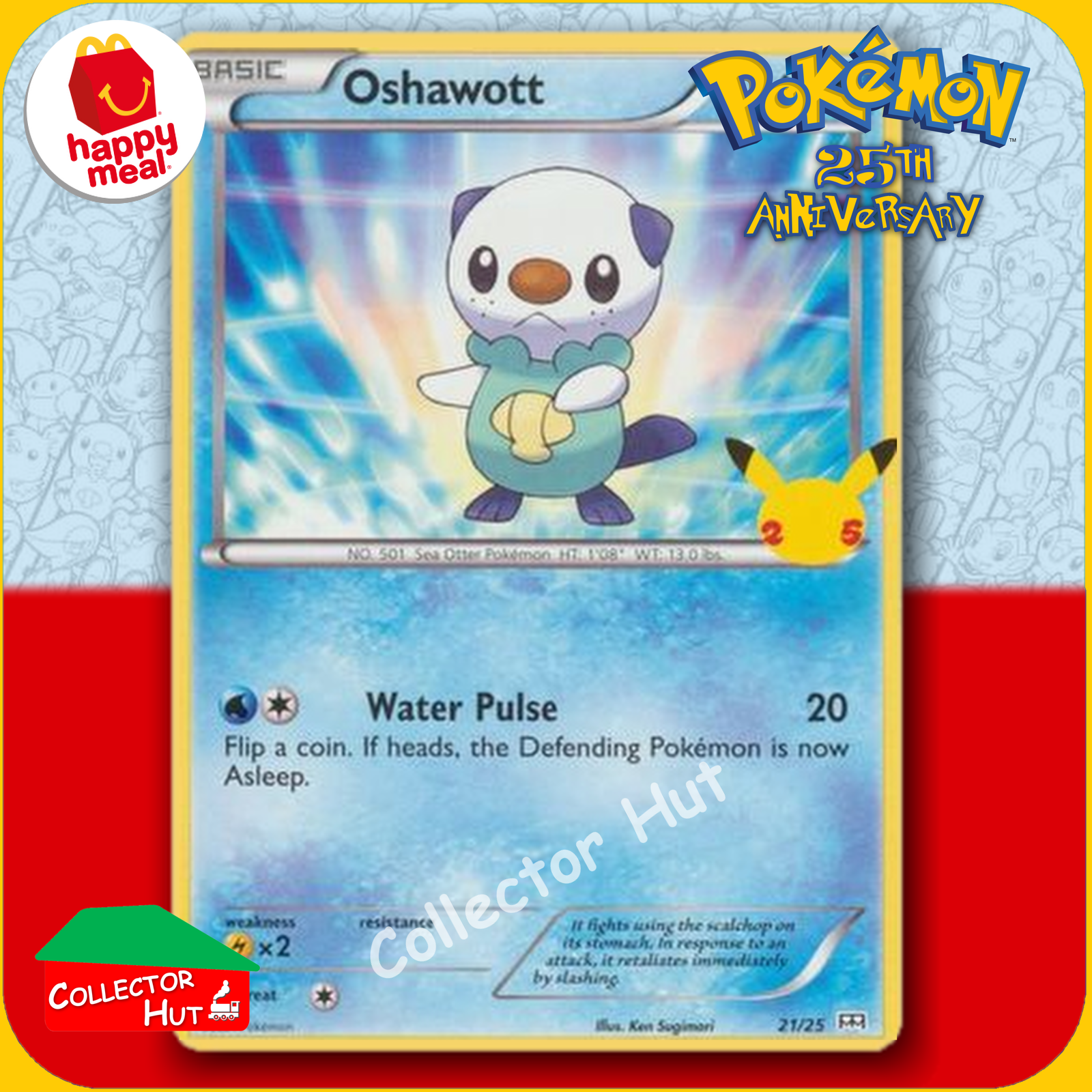 McDonald's Happy Meal 2021 Pokémon 25th Anniversary Trading Cards You Choose