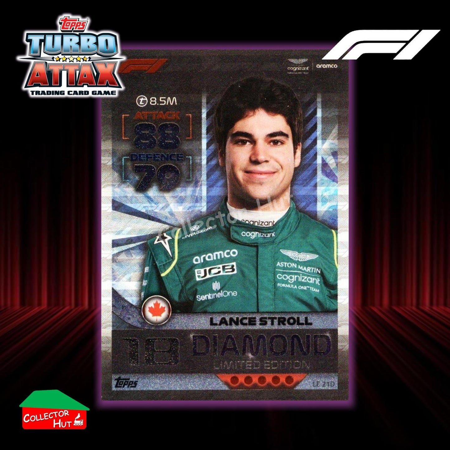Topps Turbo Attax Formula 1 F1 2022 Limited Edition, 100 Club & Foil Cards