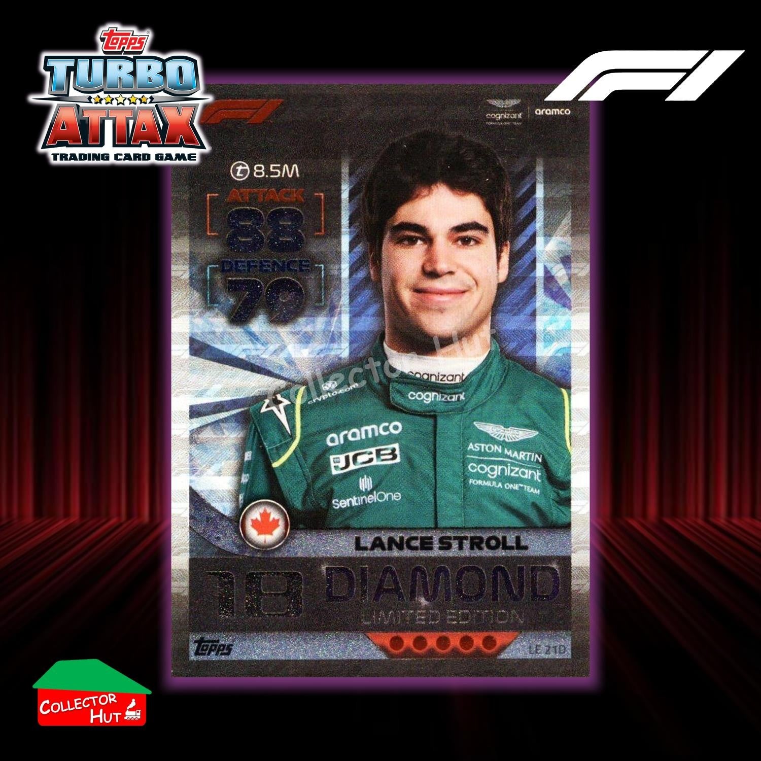 Topps Turbo Attax Formula 1 F1 2022 Limited Edition, 100 Club & Foil Cards