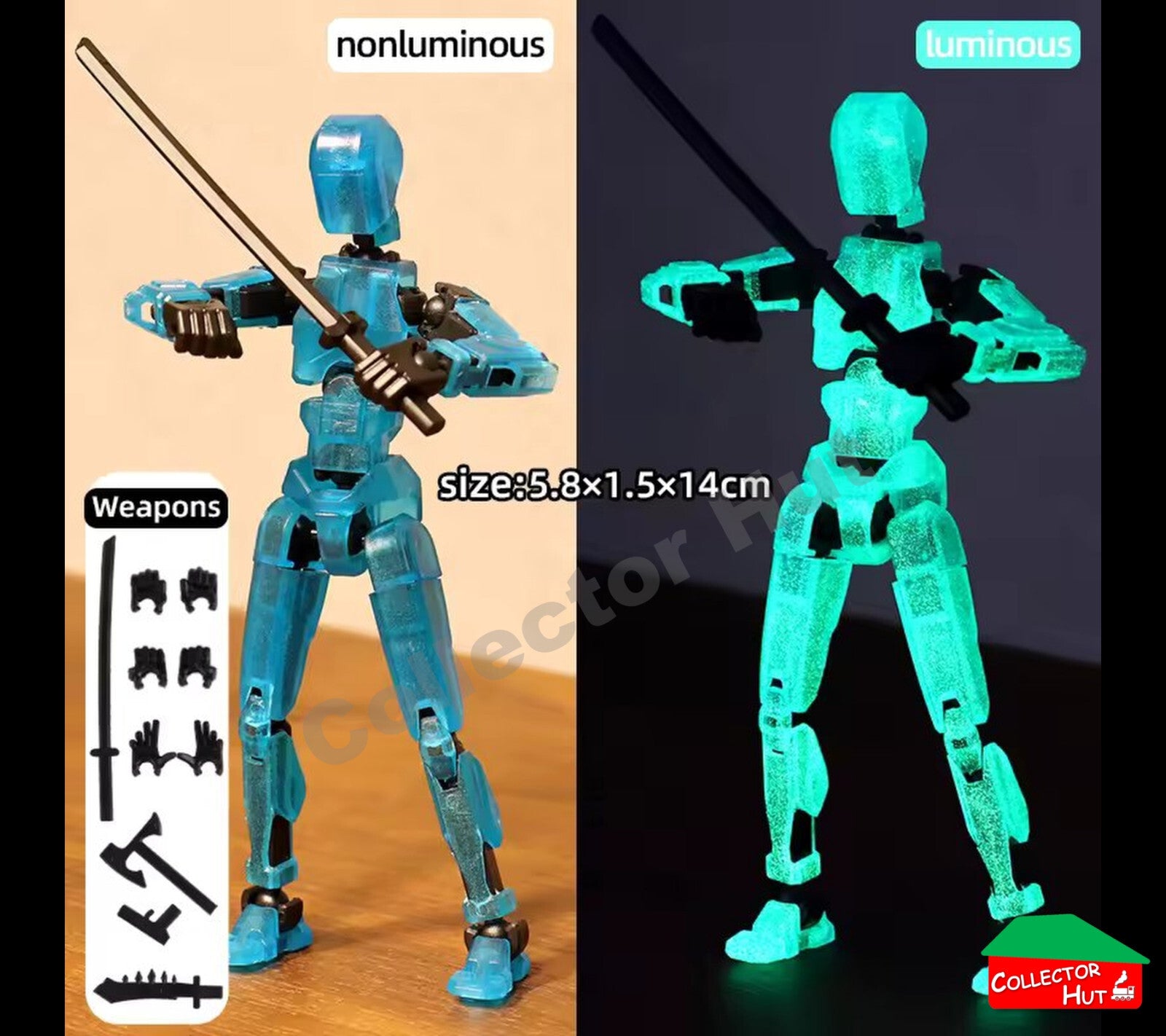 Shapeshift Robots Constructable Posable Action Figures for Art & Build Play