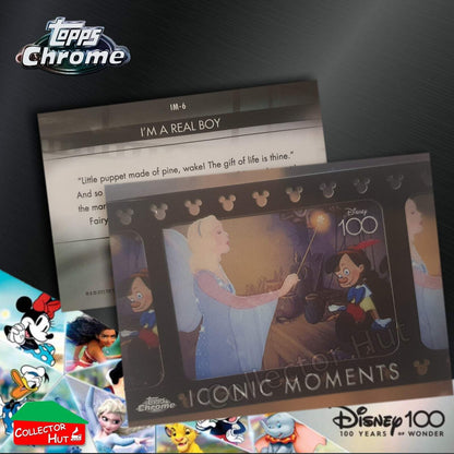 Disney 100 Topps Chrome 2023 RARE CARDS Off the Page Iconic Moments Stitch