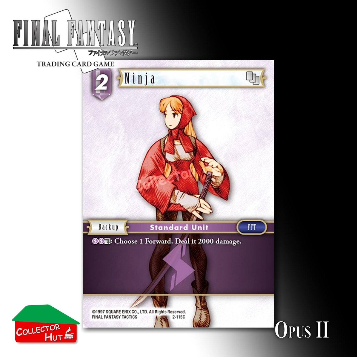 Final Fantasy Trading Card Game OPUS II 2 FOIL CARDS You Choose