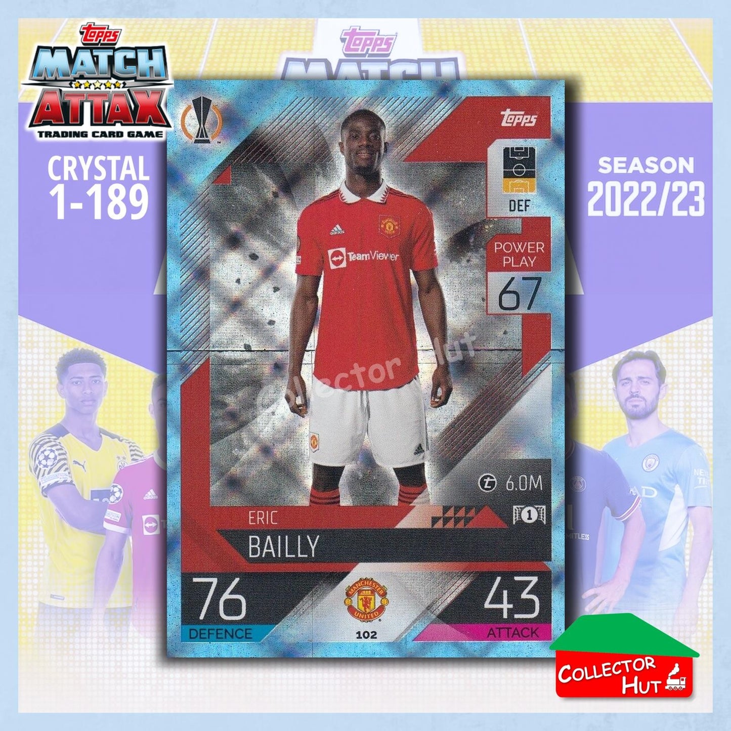 Topps Match Attax Europa Champions League 2022/23 Crystal Parallel Cards 1-189