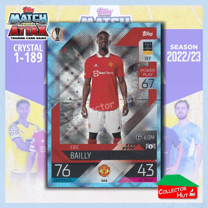 Topps Match Attax Europa Champions League 2022/23 Crystal Parallel Cards 1-189