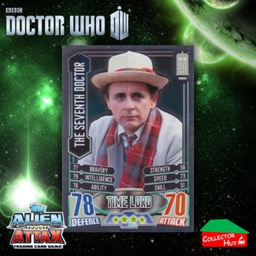 Topps Dr Who Alien Attax 50th Anniversary Edition RARE Limited & Companion Cards