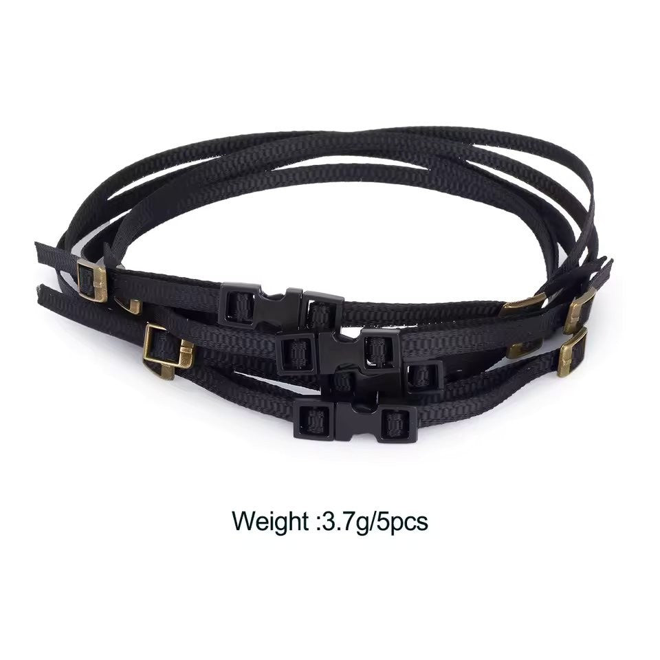 RC Car Truck Roof Rack Lugguage Straps Buckle 30cm 1/8 1/10 1/18 1/24