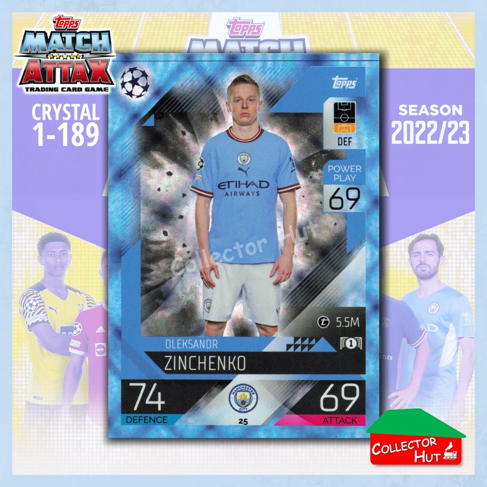 Topps Match Attax Europa Champions League 2022/23 Crystal Parallel Cards 1-189