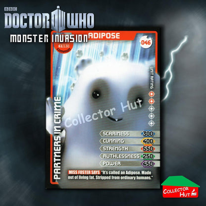 DOCTOR WHO Monster Invasion Trading Cards Base 1-165 New Fresh & Sleeved