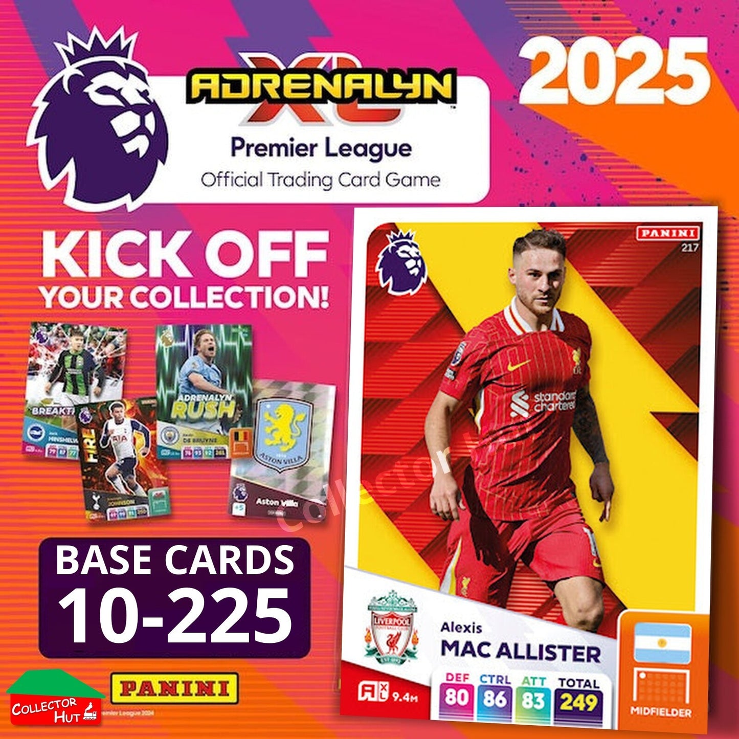 Panini Adrenalyn XL Premier League 2025 2024/25 Base & Foils #10-225
