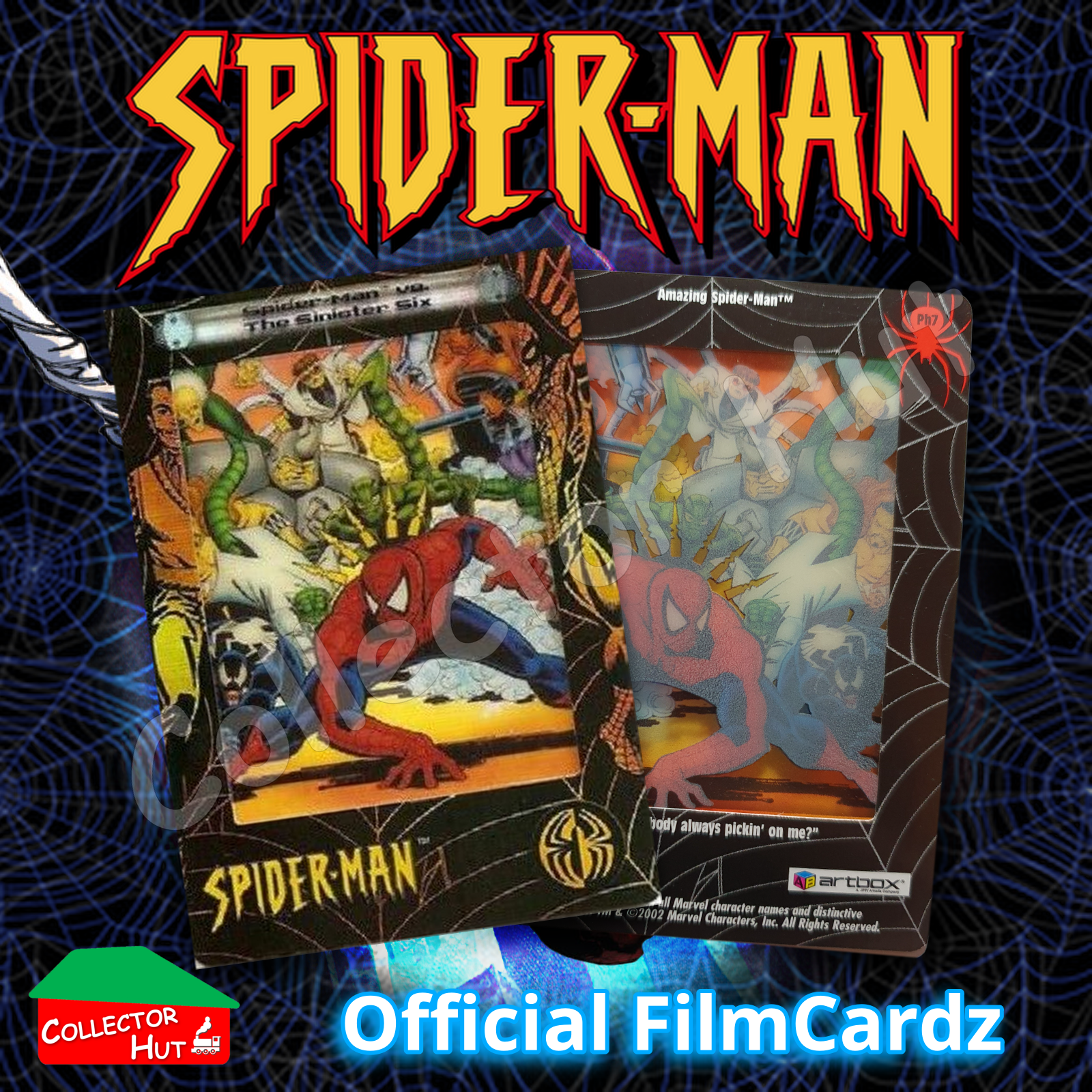 Marvel Spider-Man 2002 Artbox FilmCardz Choose Your Card!