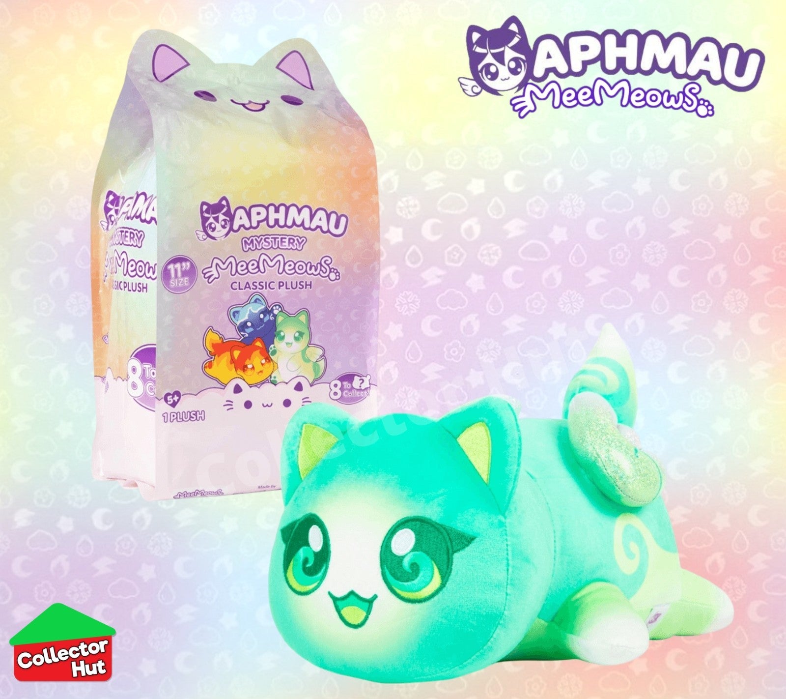 Aphmau MeeMeows Mystery 28cm 11" Plush Litter 8 ELEMENTAL IDENTIFIED You Choose