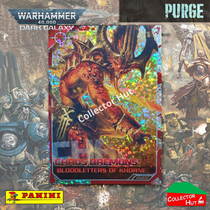 PANINI Warhammer 40,000 Dark Galaxy Parallel Trading Card Crusade Vanguard Purge