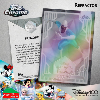 Disney 100 Topps Chrome 2023 REFRACTOR Cards 1-100 Pick Singles