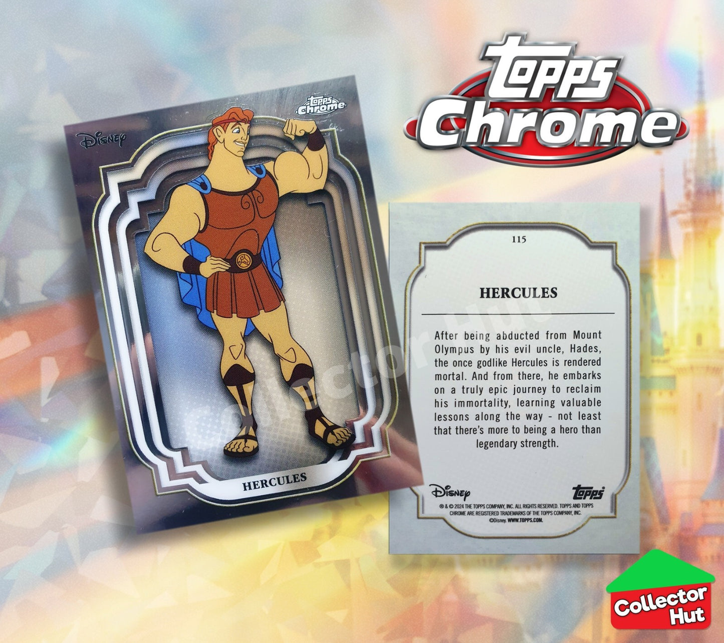 Disney Topps Chrome 2024 Base Cards 1-200 Pick Singles to Complete Your Set