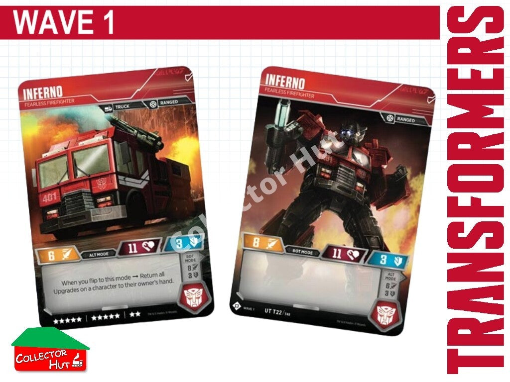 Transformers TCG CHARACTER Trading Cards All Waves