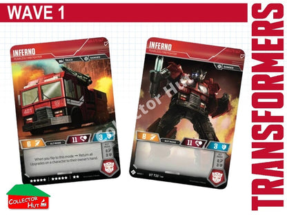 Transformers TCG CHARACTER Trading Cards All Waves