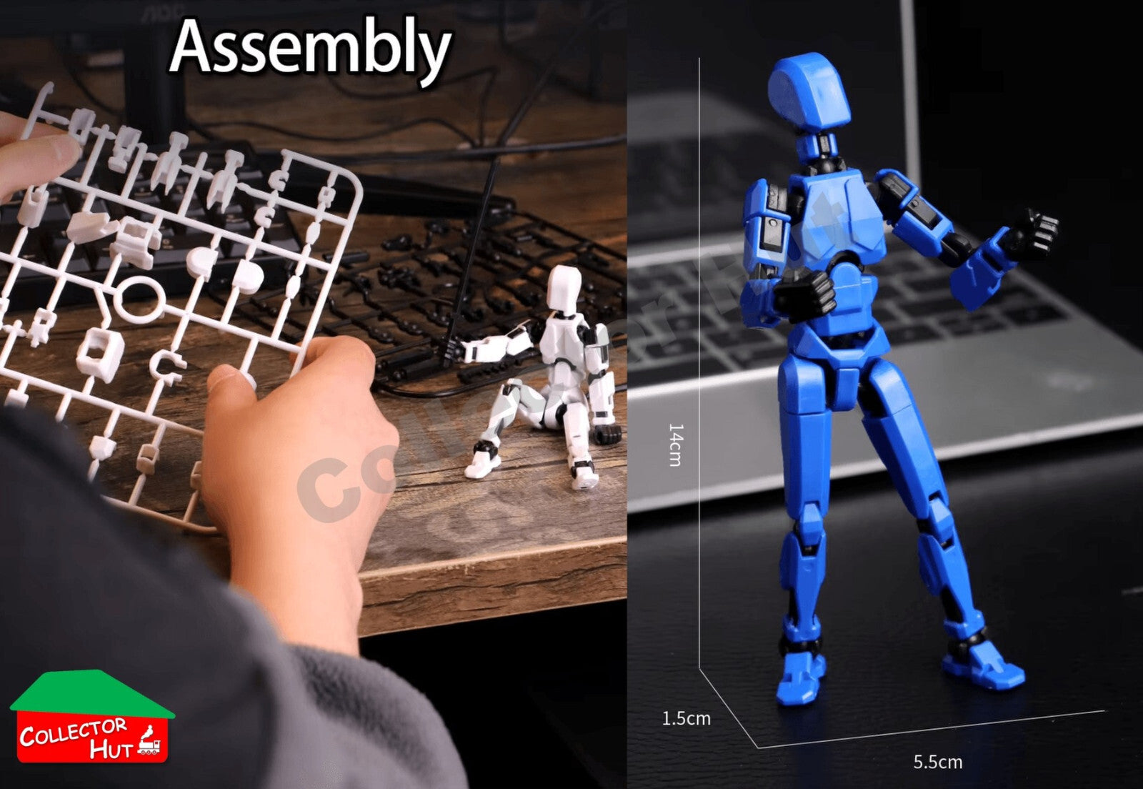 Shapeshift Robots Constructable Posable Action Figures for Art & Build Play