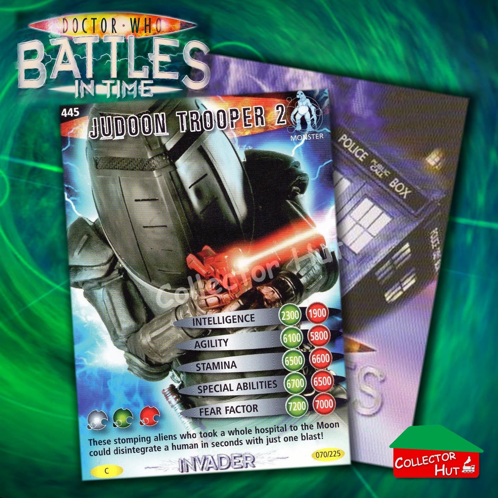 DOCTOR WHO Battles in Time #376-600 INVADER RARE & COMMON CARDS YOU CHOOSE