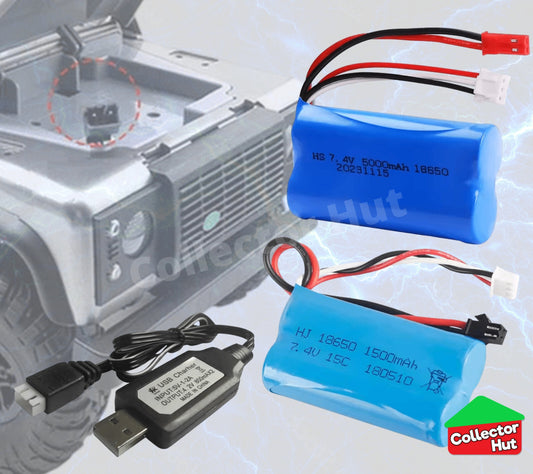 RC Lipo Batteries Car Truck JST SM Plug USB Chargers 7.4V