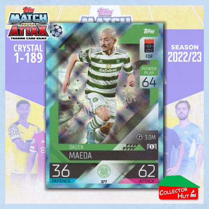 Topps Match Attax Europa Champions League 2022/23 Crystal Parallel Cards 190-387