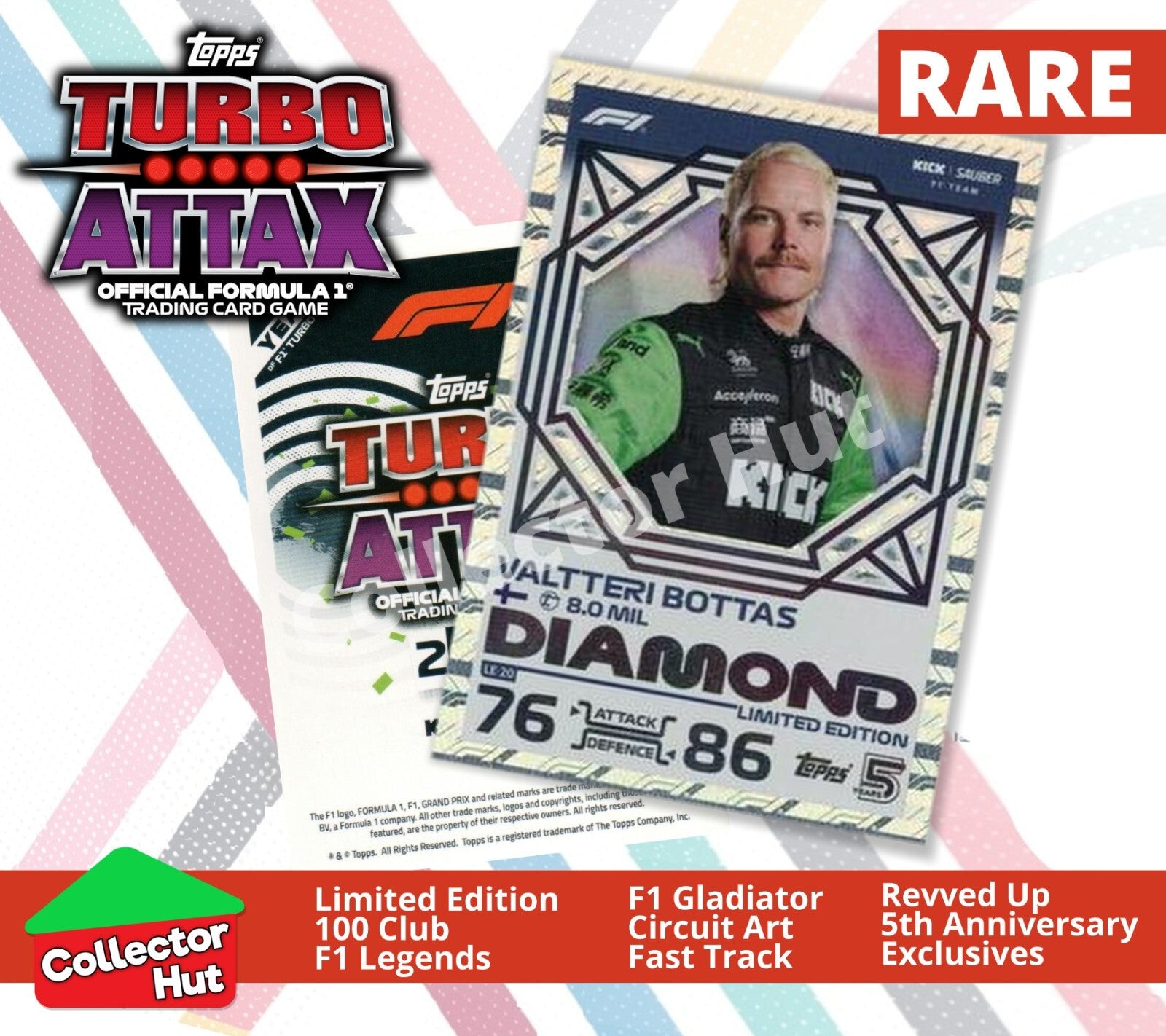 Topps Turbo Attax Formula 1 F1 2024 #313-344 RARE Limited Cards YOU CHOOSE