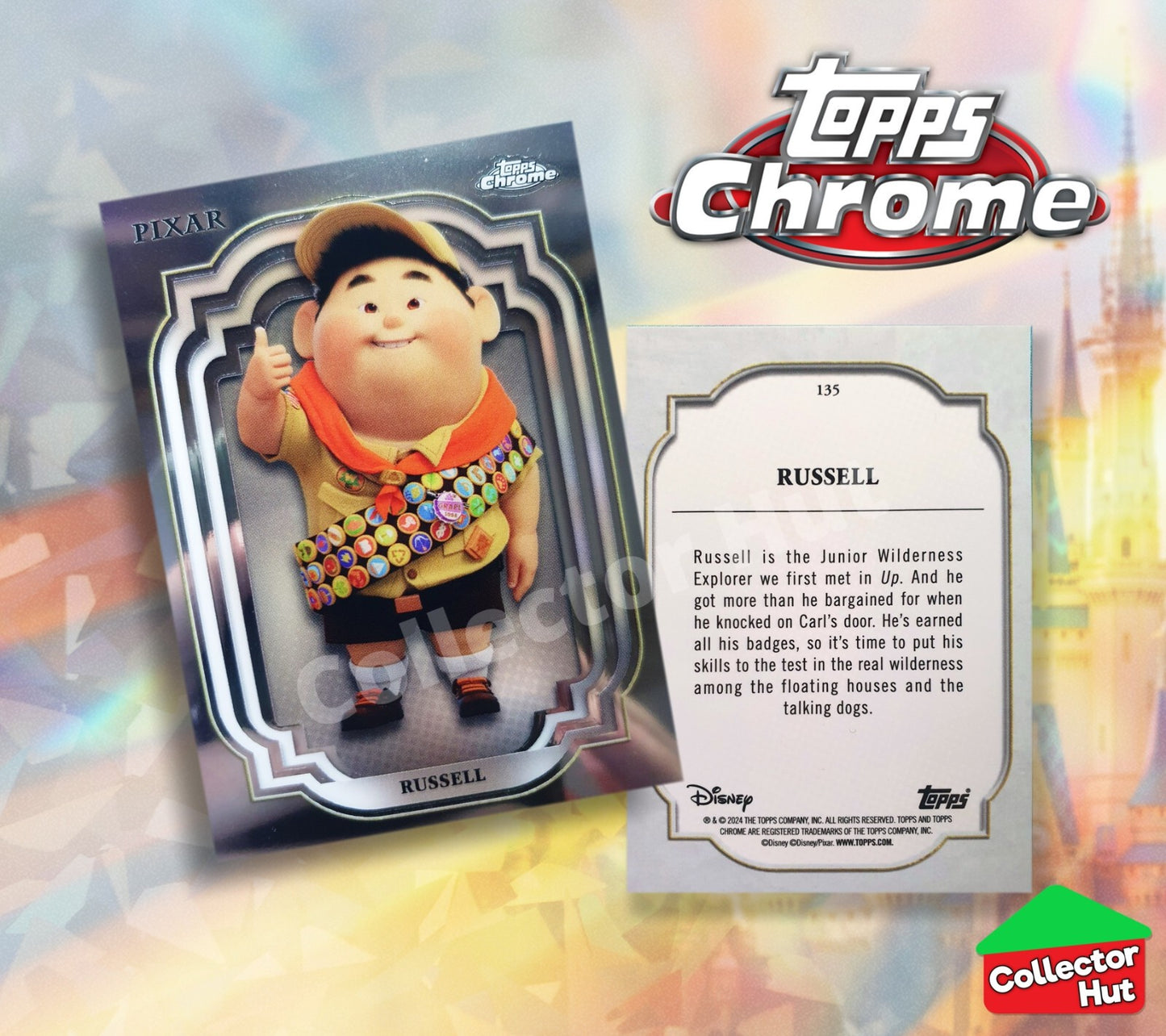 Disney Topps Chrome 2024 Base Cards 1-200 Pick Singles to Complete Your Set