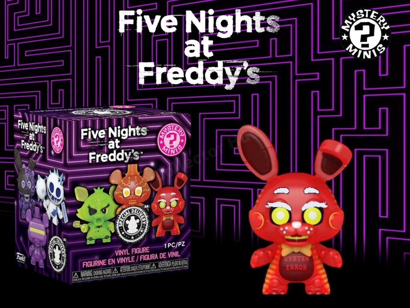 Funko Mystery Minis Five Nights at Freddy's Figurines Season 6 Special Delivery