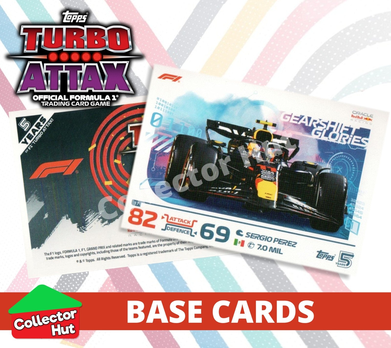 Topps Turbo Attax Formula 1 F1 2024 #1-166 Base Cards YOU CHOOSE