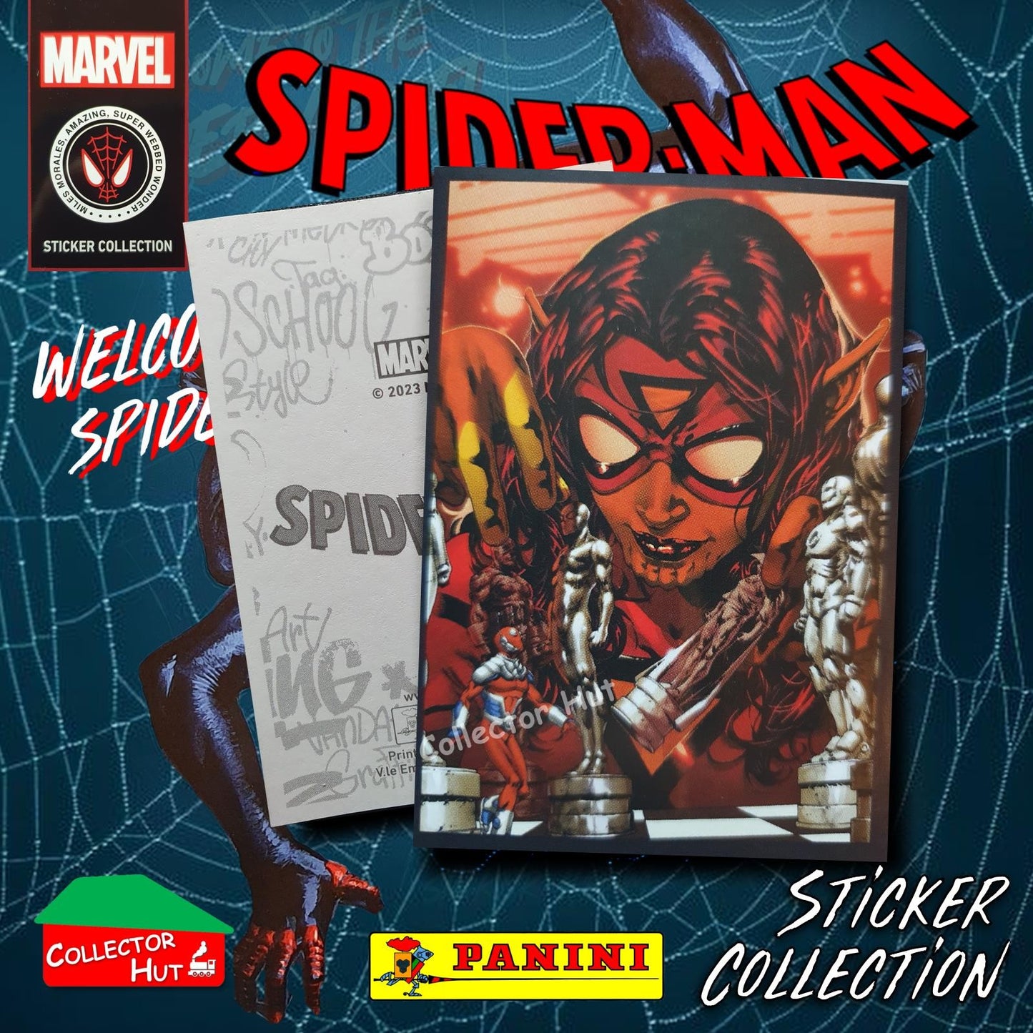 Panini Spider-Man Spider-Verse 2023 Collection Sticker Singles #1-163 & F1-30