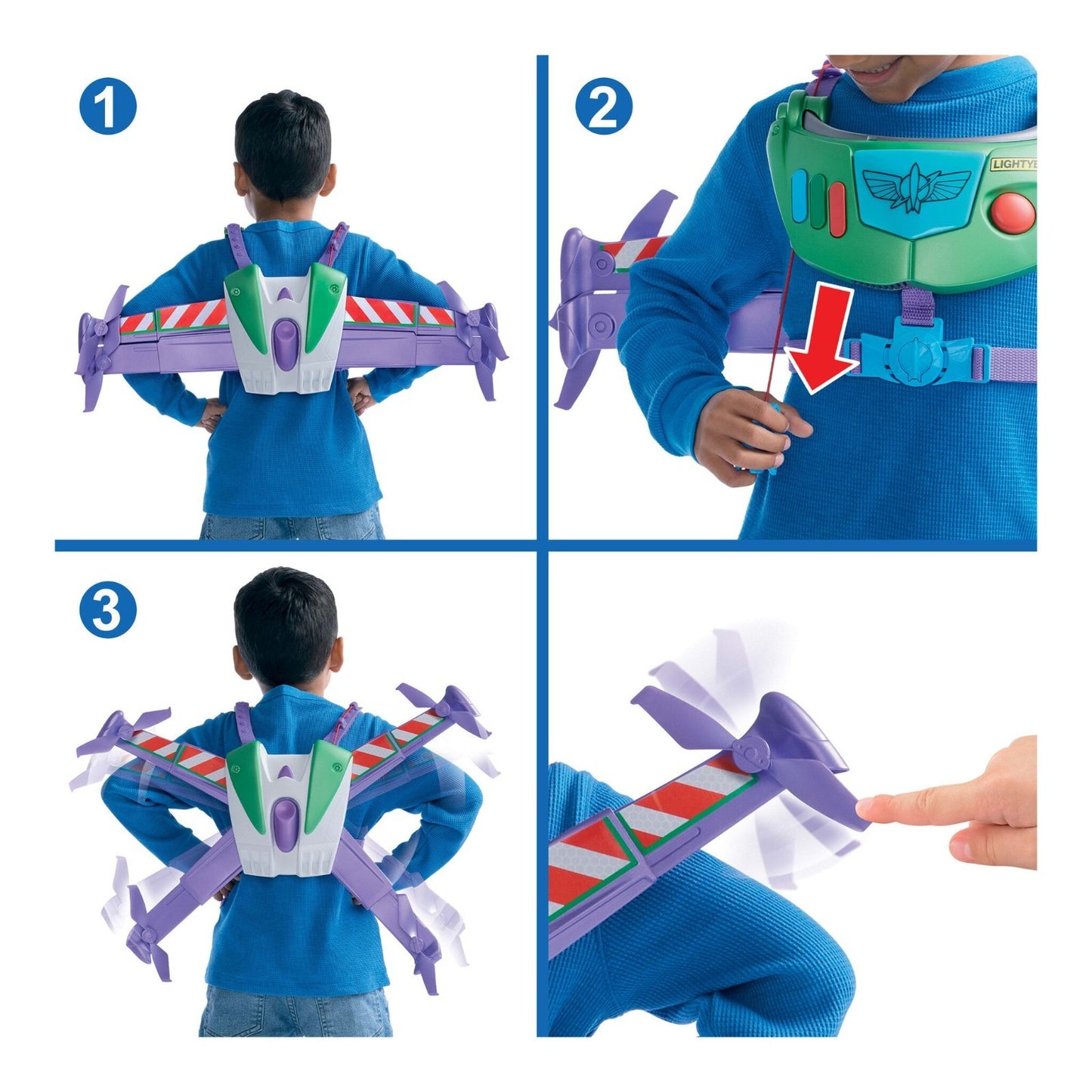 Disney Toy Story Role Play Buzz Lightyear Jetpack Costume