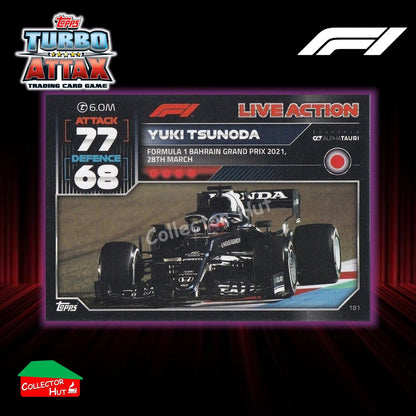 Topps Turbo Attax Formula 1 F1 2022 #136-279 Base Cards YOU CHOOSE
