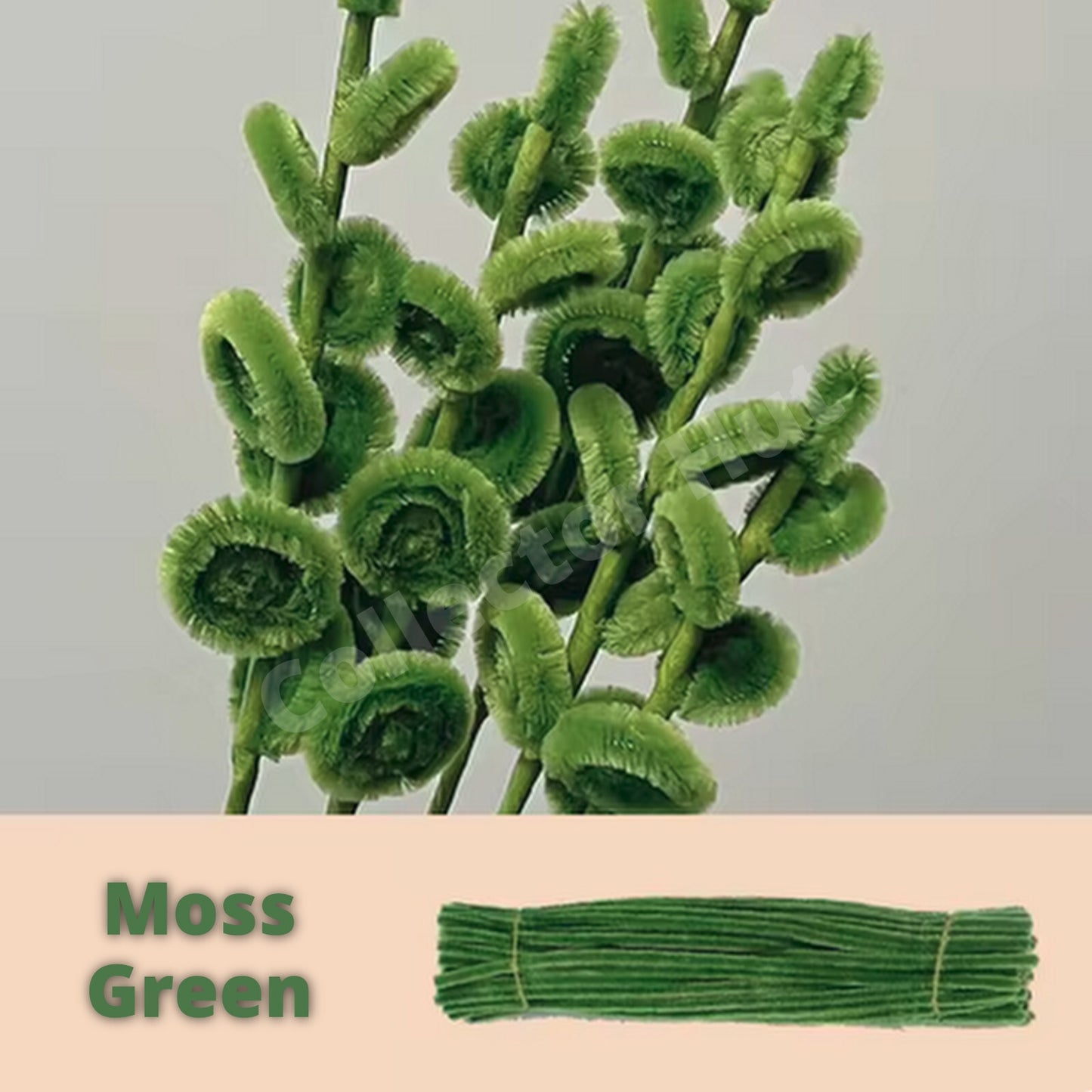Chenille Craft Stems Pipe Cleaners 20pcs 30cm x 6mm Long Flexible Craft Supplies