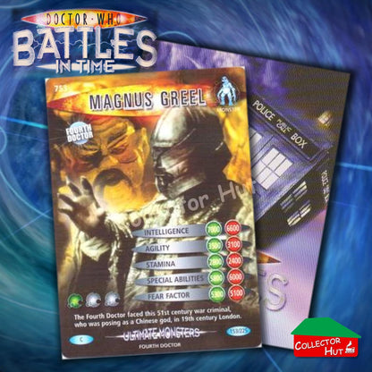 DOCTOR WHO Battles in Time #601-825 ULTIMATE MONSTERS RARE & COMMON Cards