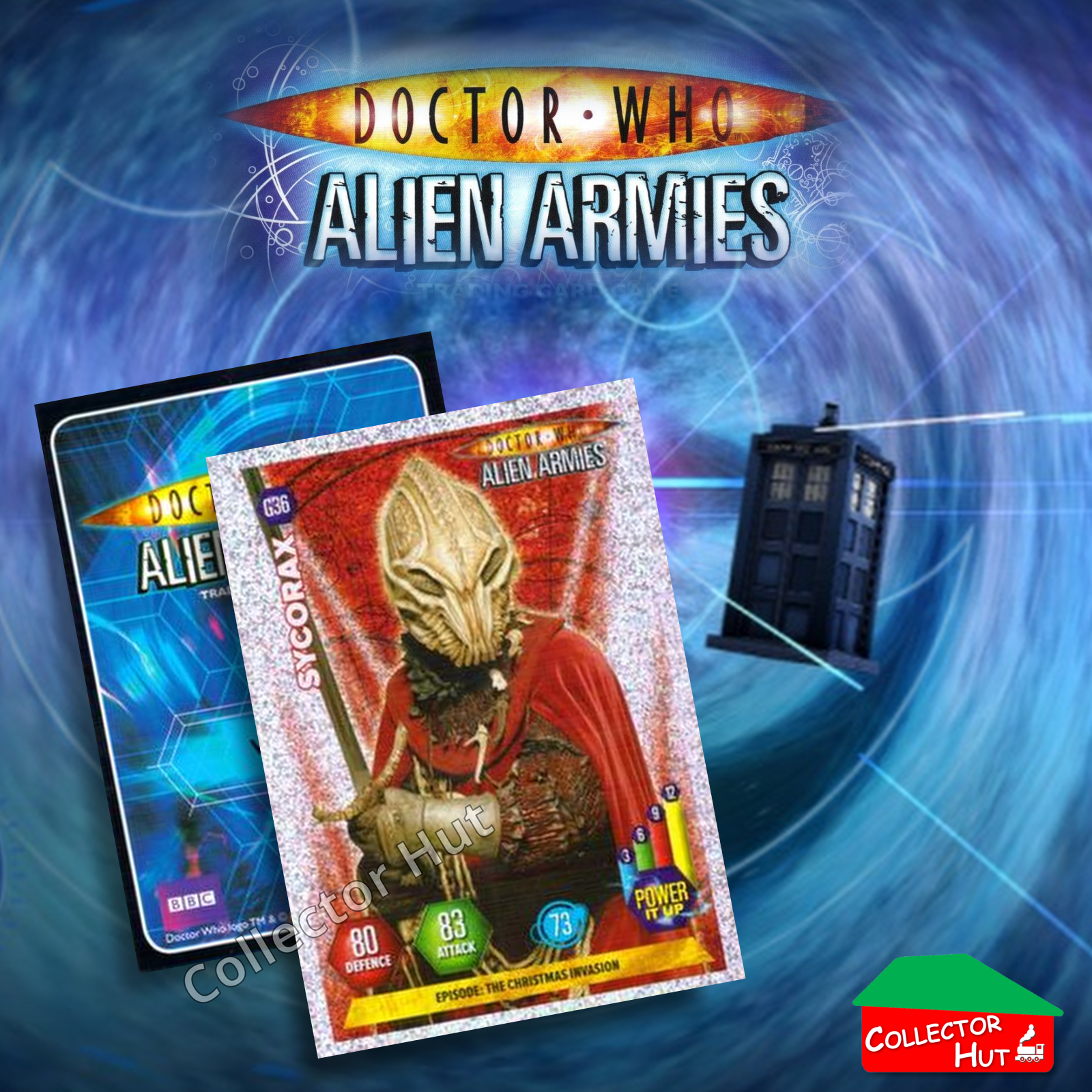 DOCTOR WHO Alien Armies Trading Cards Glitter Super Emboss Foil Cards