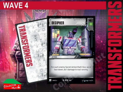 Transformers TCG Wave 4 War for Cybertron Siege II  BATTLE Cards Common/Uncommon
