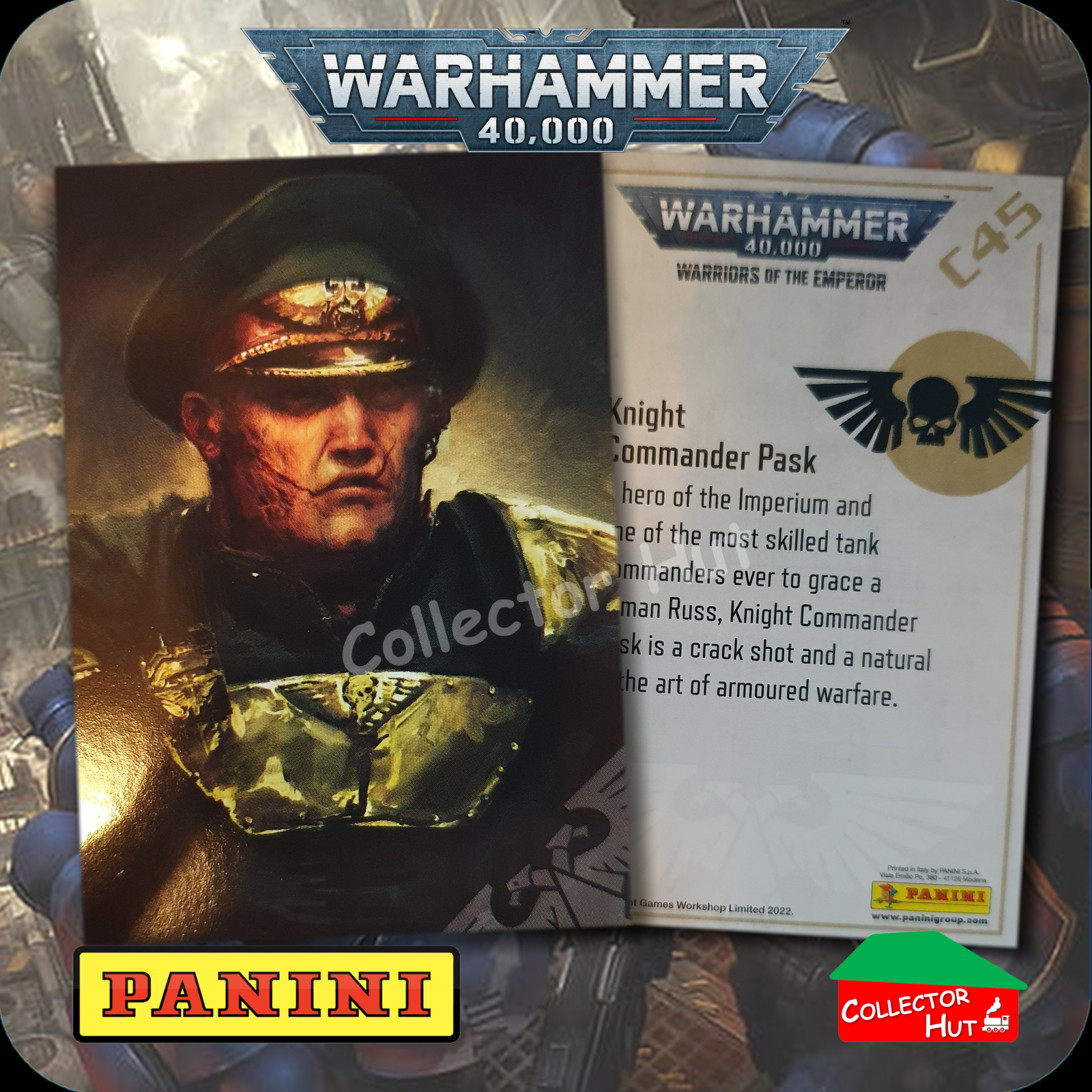 PANINI Warhammer 40,000 40k Warriors of the Emperor Trading Cards You Choose