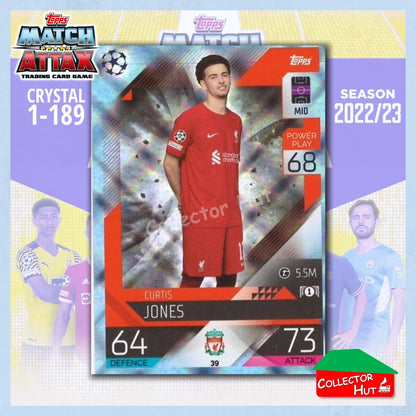 Topps Match Attax Europa Champions League 2022/23 Crystal Parallel Cards 1-189