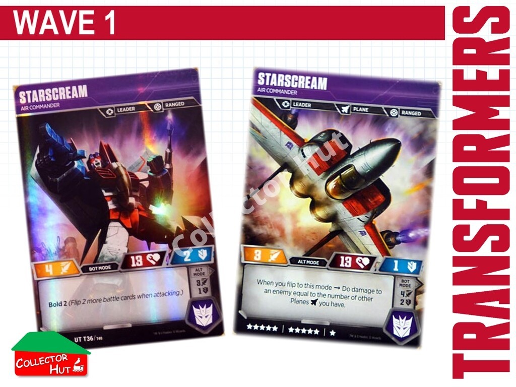 Transformers TCG CHARACTER Trading Cards All Waves